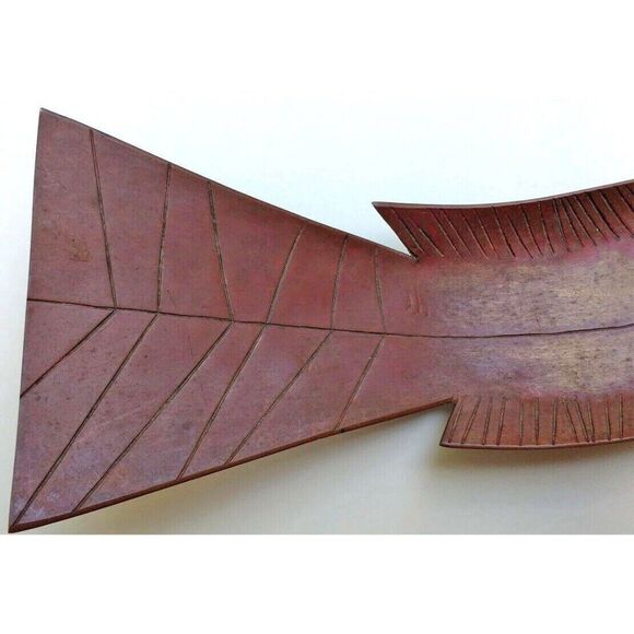 Beautiful Oswaldo Guayasamín Mid-Century Handmade Copper Ecuador Fish Sculpture - Picture 2 of 7